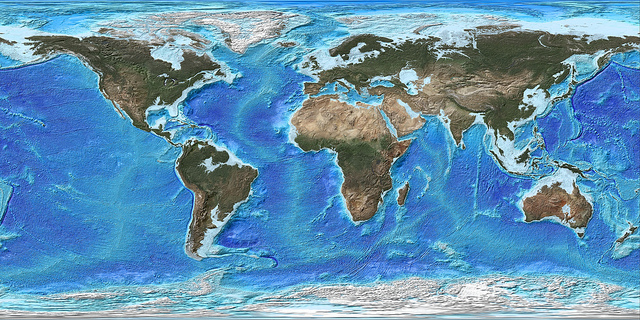 世界地図 - World Map (https://www.flickr.com/photos/kevinmgill/6383912905/)